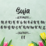 Sofia Font Poster 8