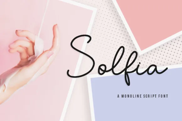 Solfia Font Solfia Font Poster 1