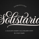 Solistaria Font Poster 1