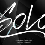 Solo Font Poster 1