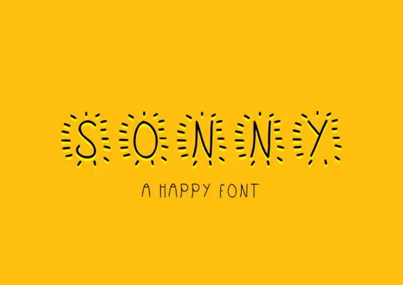 Sonny Font Sonny Font Poster 1