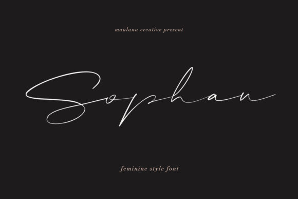 Sophan Font Poster 1