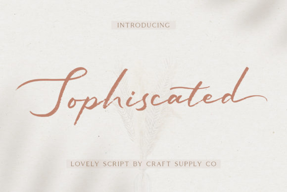 Sophiscated Font