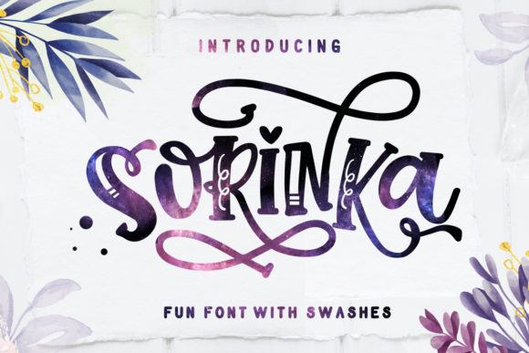 Sorinka Font Poster 1