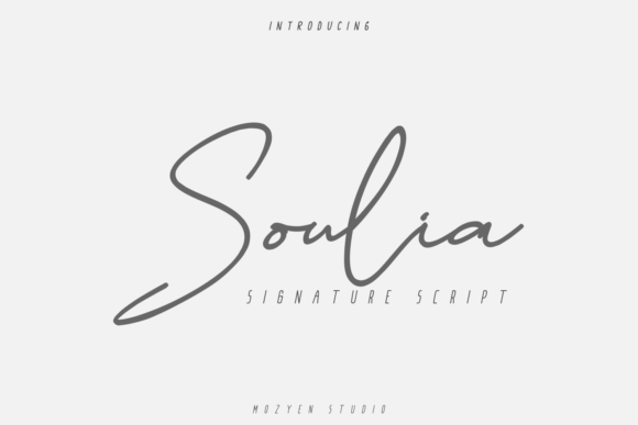 Soulia Font Poster 1