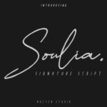 Soulia Font Poster 10