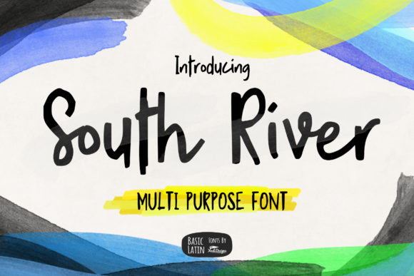 South River Font Poster 1