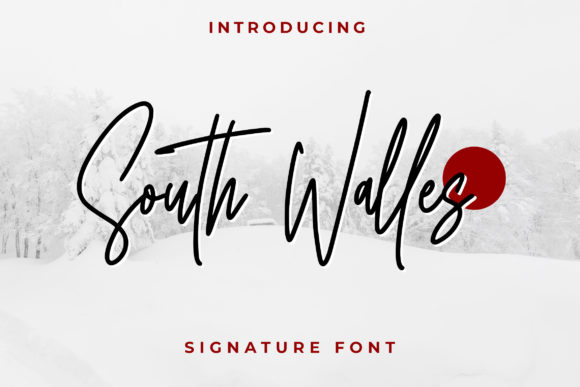 South Walles Font Poster 1