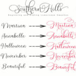 Southern Hills Font Poster 9