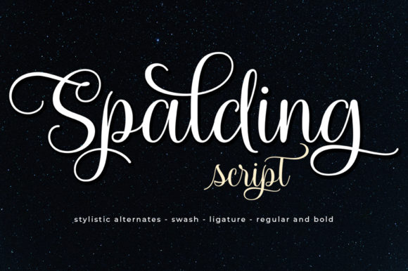 Spalding Font Poster 1