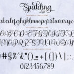Spalding Font Poster 5