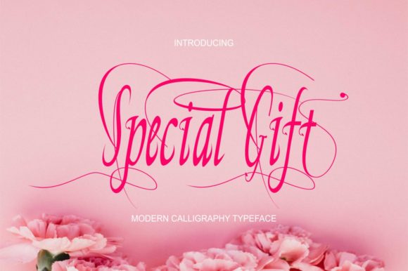 Special Gift Font Poster 1