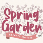 Spring Garden Font Poster 1