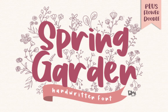 Spring Garden Font Poster 1