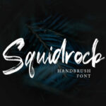 Squidrock Font Poster 1