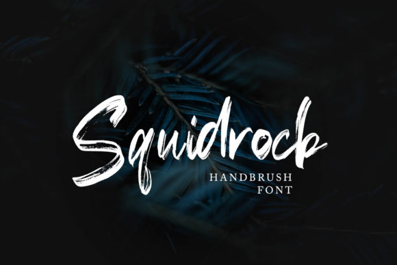 Squidrock Font Poster 1