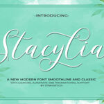Stacylia Font Poster 1