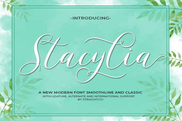 Stacylia Font Poster 1