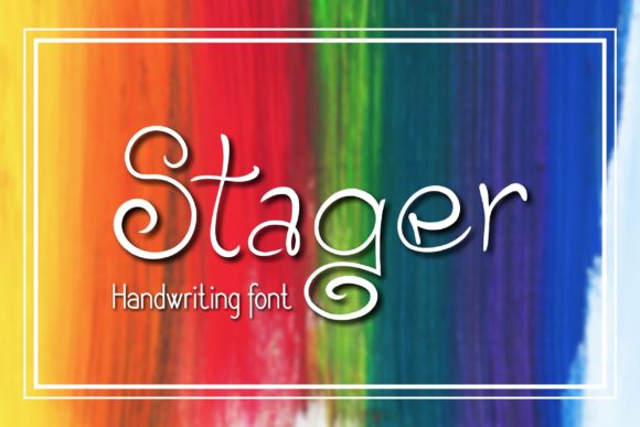 Stager Font Poster 1