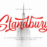 Standbury Font Poster 1