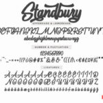 Standbury Font Poster 13