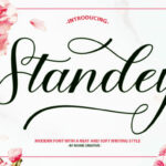 Standey Font Poster 1