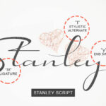 Stanley Script Font Poster 8