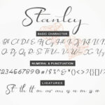 Stanley Script Font Poster 9