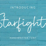 Starfight Font Poster 1