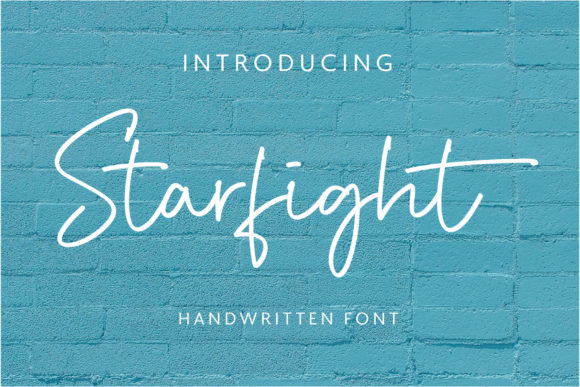 Starfight Font Poster 1