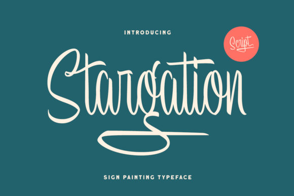 Stargation Font Poster 1