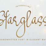 Starglass Font Poster 1