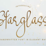 Starglass Font Poster 1