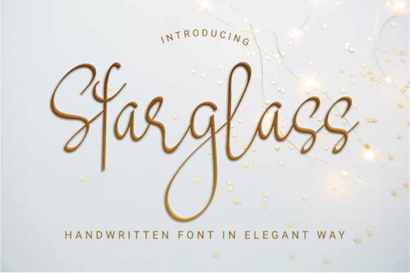 Starglass Font Poster 1