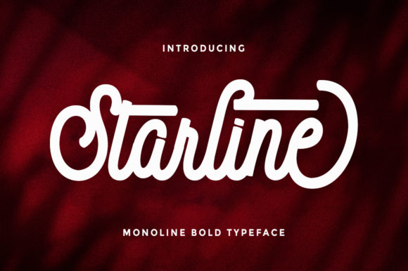 Starline Font Poster 1