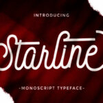 Starline Font Poster 1