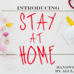 Stay at Home Font Poster 1