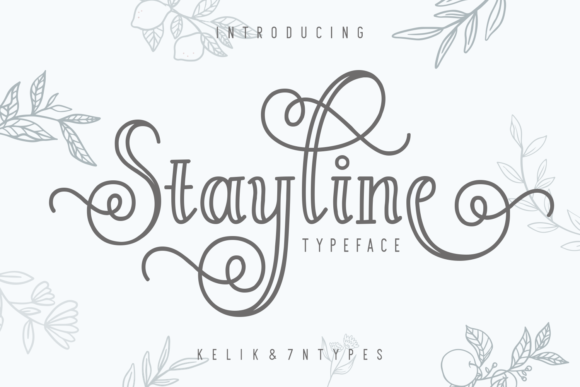 Stayline Font Poster 1