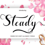 Steady Font Poster 1