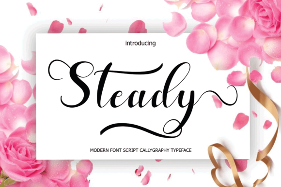 Steady Font Poster 1