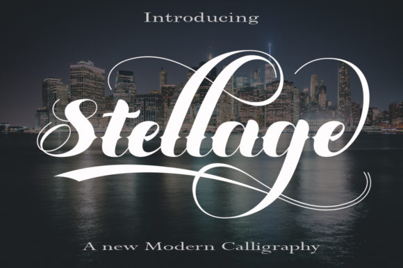 Stellage Font Poster 1
