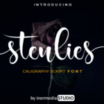 Stenlies Font Poster 1