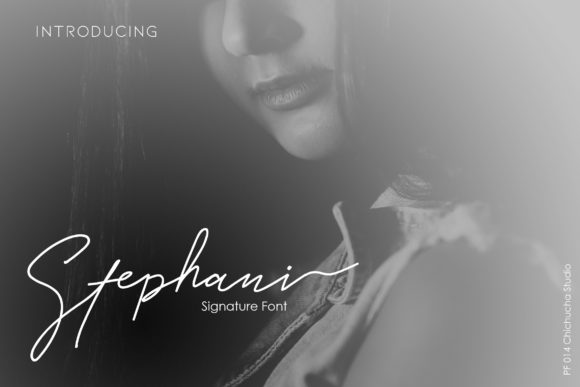 Stephani Font Poster 1