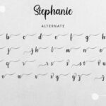 Stephanie Font Poster 12