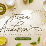 Steven Anderson Font Poster 1