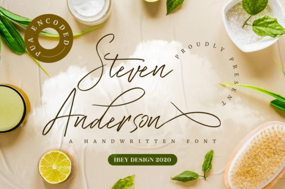 Steven Anderson Font Poster 1