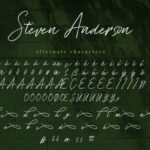 Steven Anderson Font Poster 11