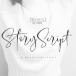 Story Script Font Poster 1