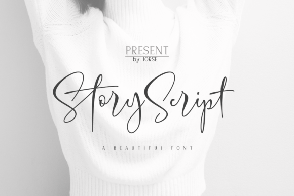 Story Script Font Poster 1
