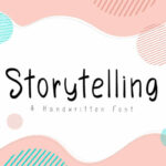 Storytelling Font Poster 1